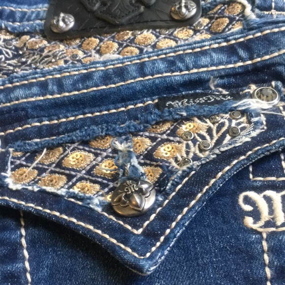 Miss Me Distressed Bootcut Jeans - Picture 7 of 10